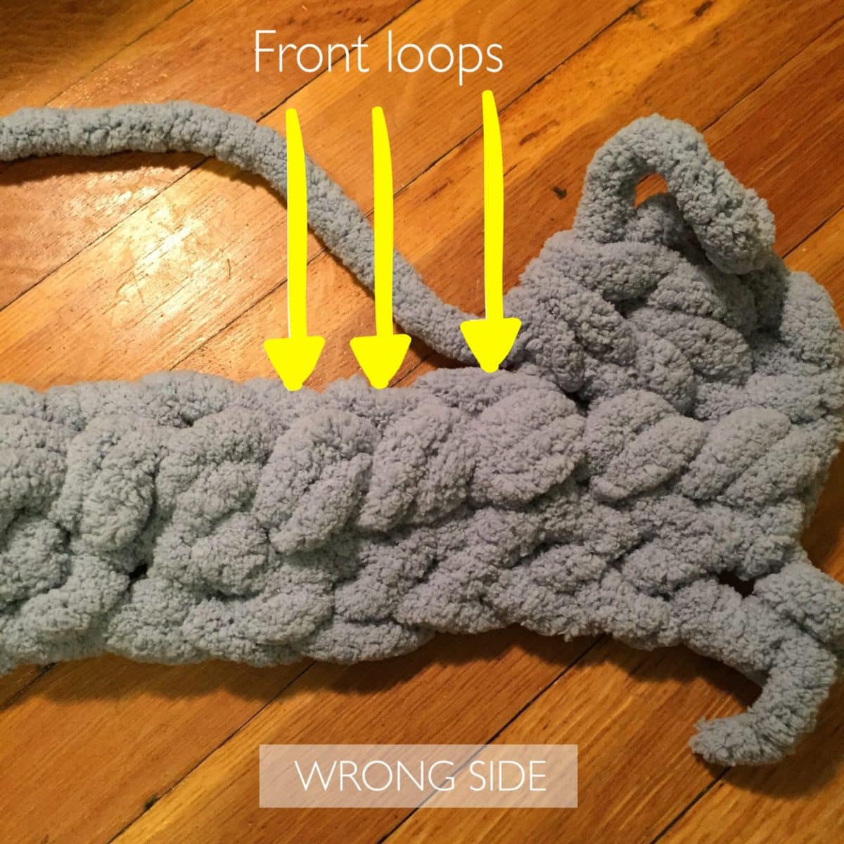 Fluff Loop Rug Cloud Fluffy Rug - Tying An End