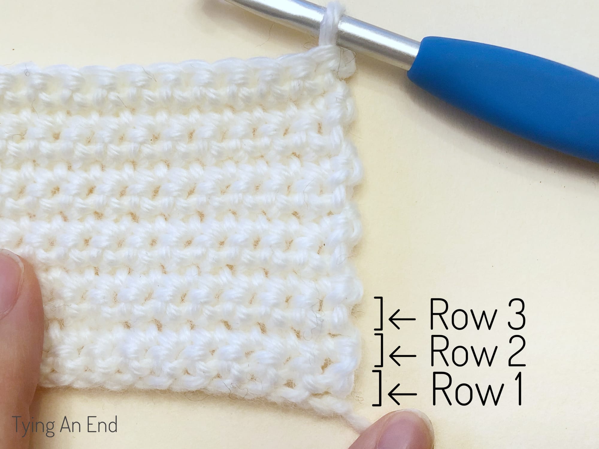 Crochet Plaid & Gift Box Square [Free Pattern] - Tying An End